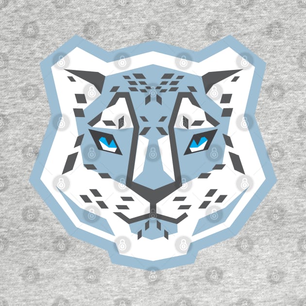 snow leopard geometric by MplusC